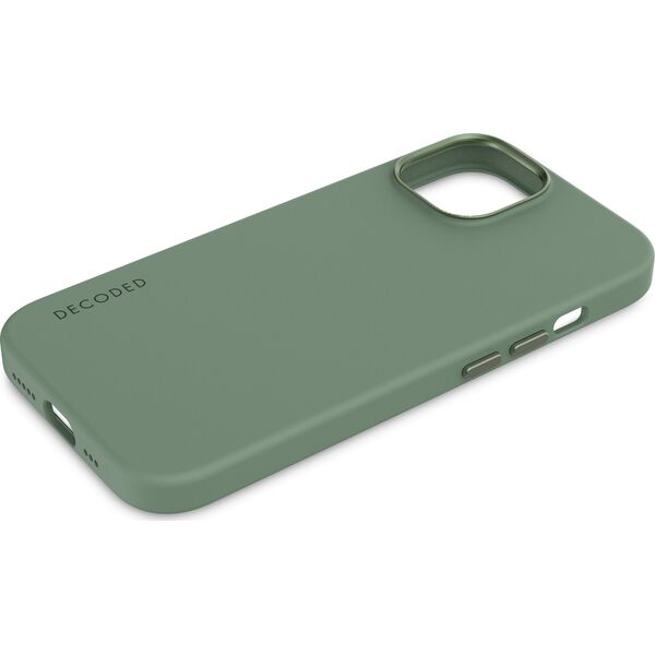 Decoded Decoded AntiMicrobial Silicone Backcover iP 15 Plus Sage Leaf