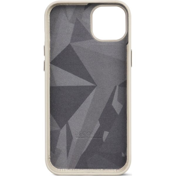 Decoded Decoded Leather Backcover for iPhone 15 Plus Clay