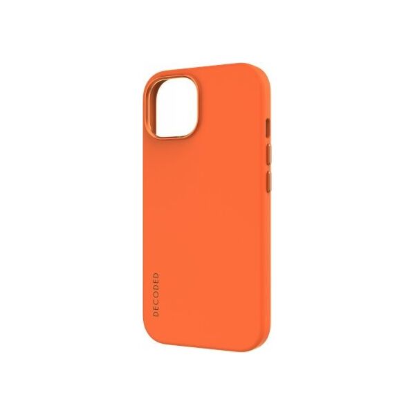 Decoded Decoded AntiMicrobial Silicone Backcover iPhone 15 Plus Apricot