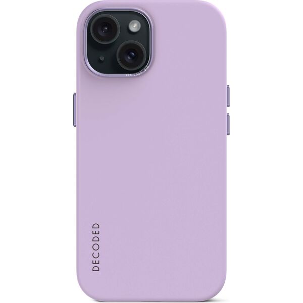 Decoded Decoded AntiMicrobial Silicone Backcover iP 15 Plus Lavender