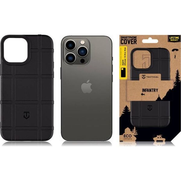 Tactical Tactical Infantry Cover for Apple iPhone 13 Pro Max Black standard