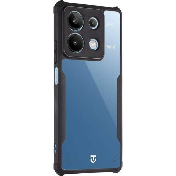 Tactical Tactical Quantum Stealth Cover for Xiaomi Redmi Note 13 5G Clear/Black standard