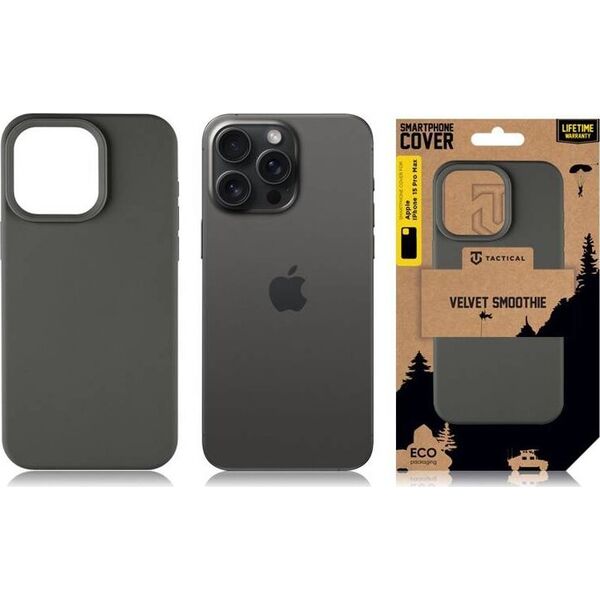 Tactical Tactical Velvet Smoothie Cover for Apple iPhone 15 Pro Max  Bazooka standard