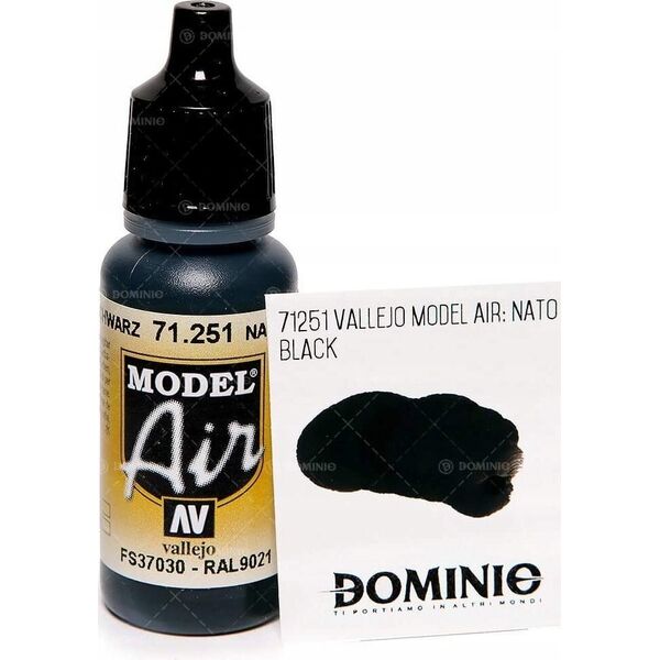 Vallejo Vallejo: 71.251 - Model Air - NATO Black (17 ml)