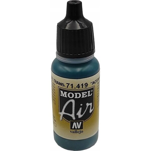 Vallejo Vallejo: 71.419 - Model Air - Aotake' Translucent Blue (17 ml)