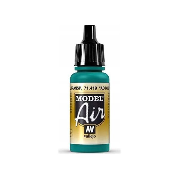 Vallejo Vallejo: 71.419 - Model Air - Aotake' Translucent Blue (17 ml)
