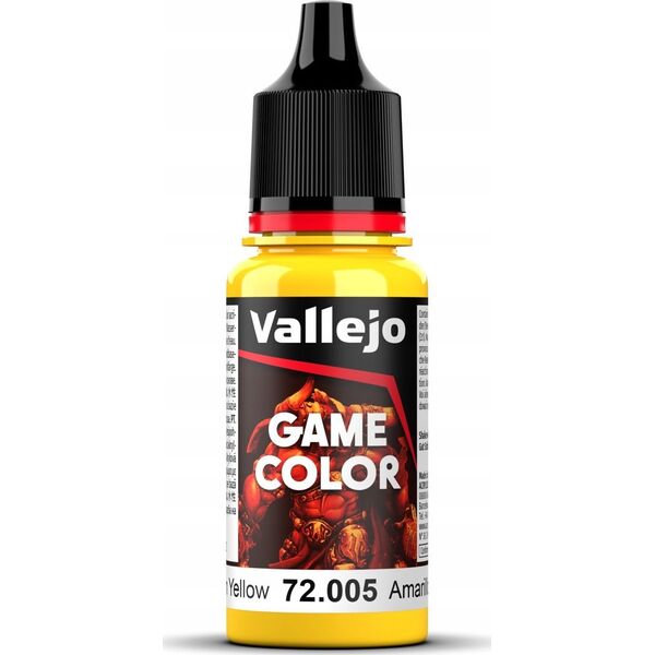Vallejo Vallejo: 72.005 - Game Color - Moon Yellow (18 ml)