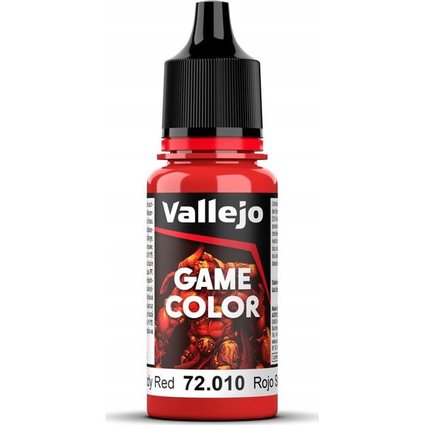 Vallejo Vallejo: 72.010 - Game Color - Bloddy Red (18 ml)
