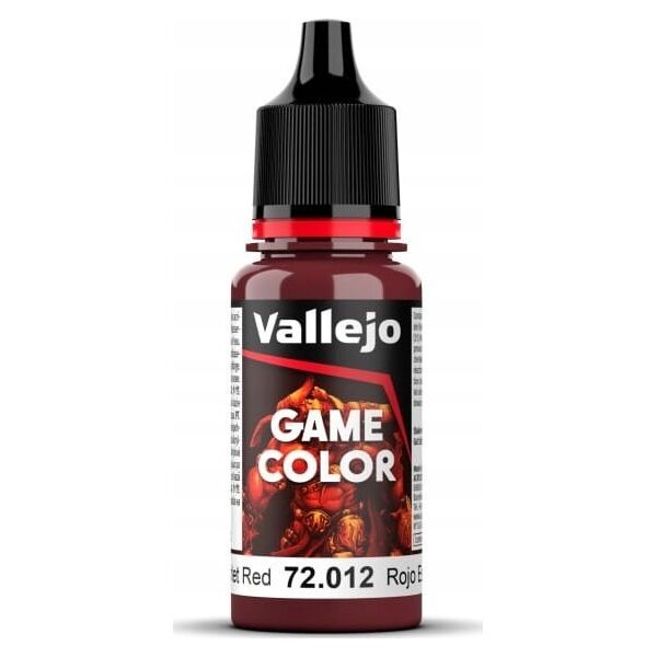 Vallejo Vallejo: 72.012 - Game Color - Scarlet Red (18 ml)