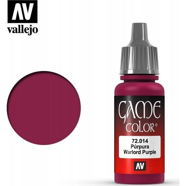 Vallejo Vallejo: 72.014 - Game Color - Warlord Purple (18 ml)