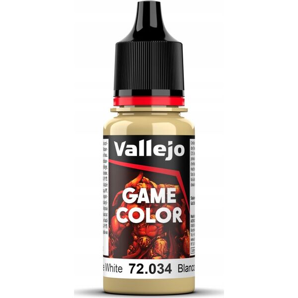 Vallejo Vallejo: 72.034 - Game Color - Bone White (18 ml)