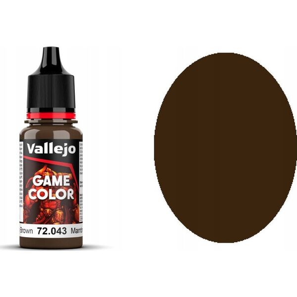 Vallejo Vallejo: 72.043 - Game Color - Beasty Brown (18 ml)