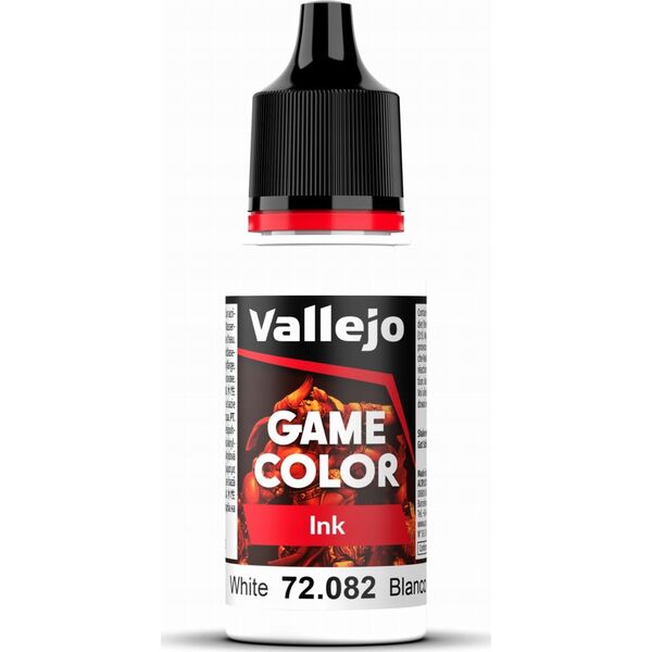 Vallejo Vallejo: 72.082 - Game Color - Ink - White (18 ml)