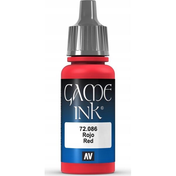 Vallejo Vallejo: 72.086 - Game Color - Ink - Red (18 ml)