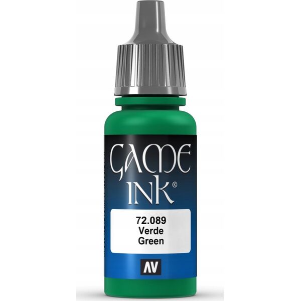 Vallejo Vallejo: 72.089 - Game Color - Ink - Green (18 ml)