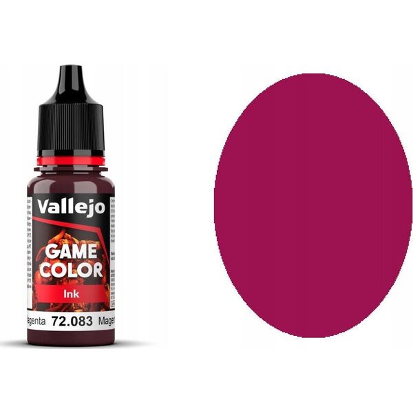 Vallejo Vallejo: 72.083 - Game Color - Ink - Magenta (18 ml)