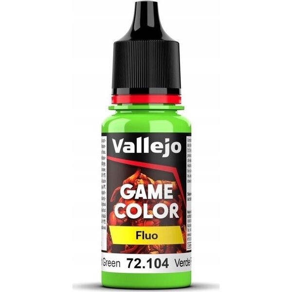 Vallejo Vallejo: 72.104 - Game Color - Fluo - Green (18 ml)