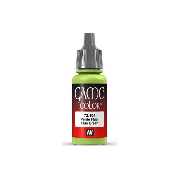 Vallejo Vallejo: 72.104 - Game Color - Fluo - Green (18 ml)