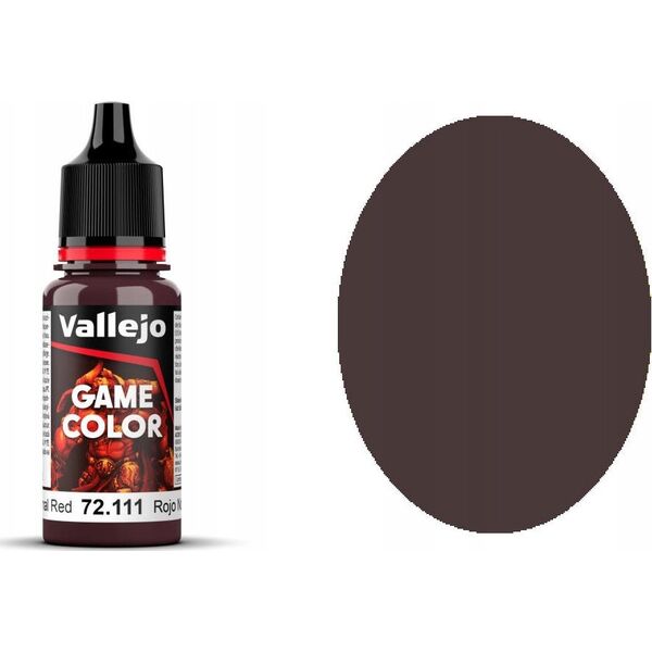 Vallejo Vallejo: 72.111 - Game Color - Nocturnal Red (18 ml)