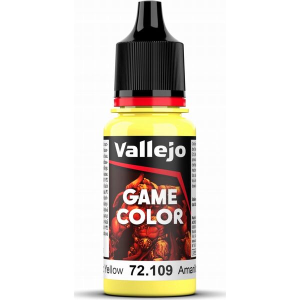 Vallejo Vallejo: 72.109 - Game Color - Toxic Yellow (18 ml)