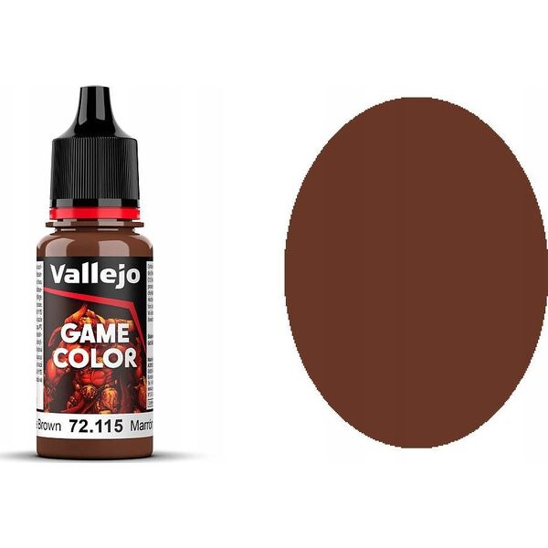 Vallejo Vallejo: 72.115 - Game Color - Grunge Brown (18 ml)