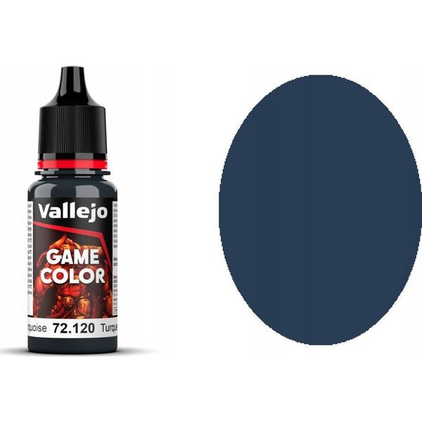 Vallejo Vallejo: 72.120 - Game Color - Abyssal Turquoise (18 ml)