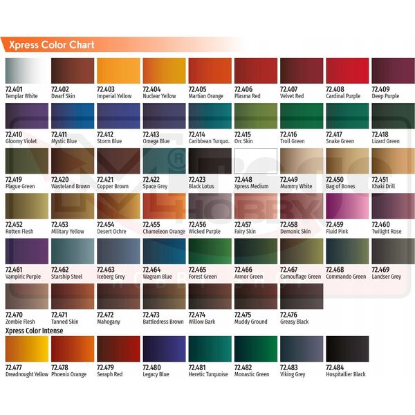 Vallejo Vallejo: 72.478 - Xpress Color Intense - Phoenix Oran (18 ml)