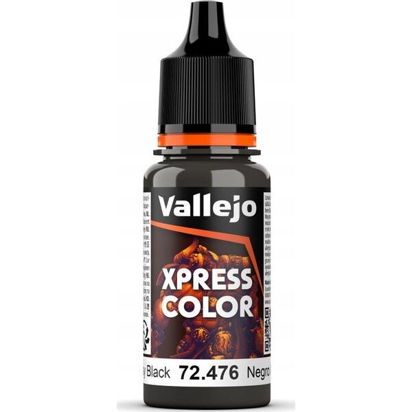 Vallejo Vallejo: 72.476 - Xpress Color - Greasy Black (18 ml)