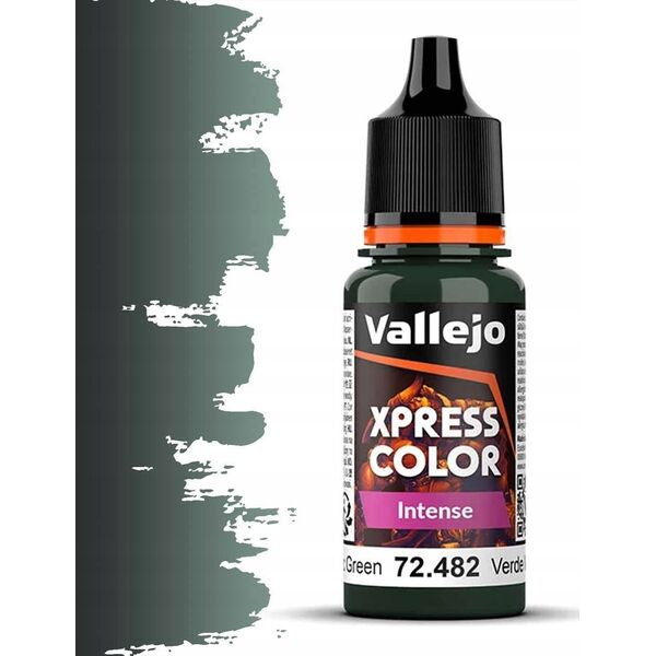 Vallejo Vallejo: 72.482 - Xpress Color Intense - Monastic Green (18 ml)