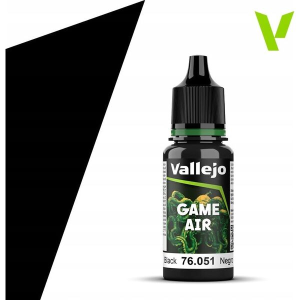Vallejo Vallejo: 76.051 - Game Air - Black (18 ml)