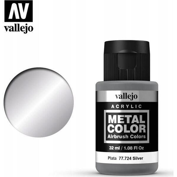 Vallejo Vallejo: 77.724 - Metal Color - Silver (32 ml)