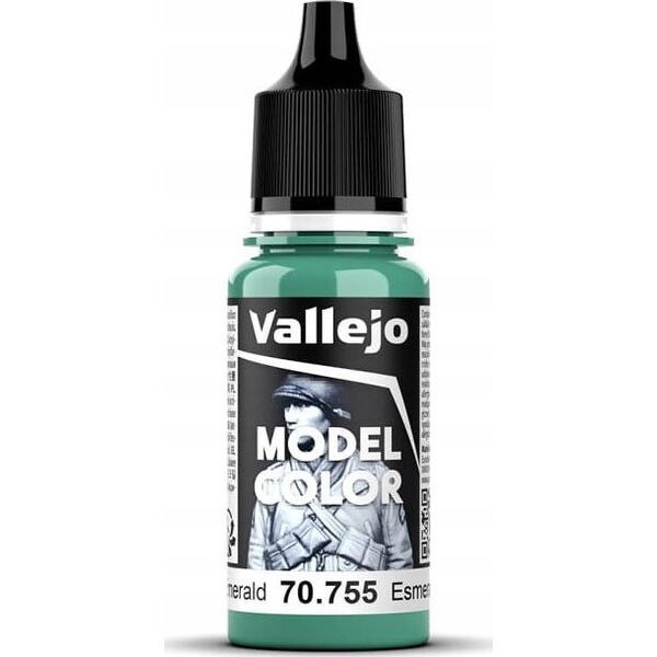 Vallejo Vallejo: 70.755 - Model Color - Light Emerald (18 ml)