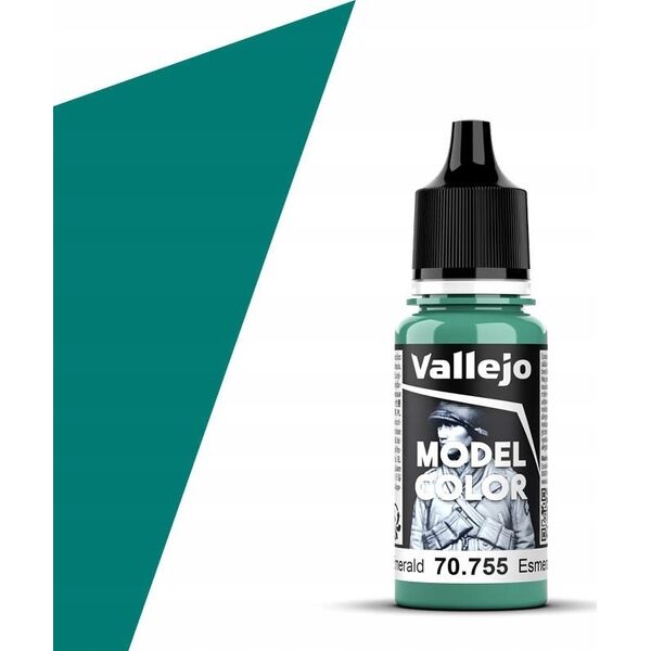 Vallejo Vallejo: 70.755 - Model Color - Light Emerald (18 ml)