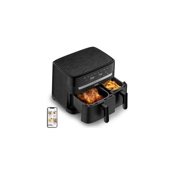Frytkownica beztłuszczowa Tefal Tefal EY 901 N Dual Easy Fry Essential