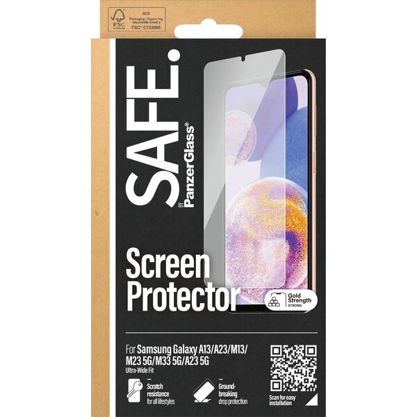 PanzerGlass SAFE by PanzerGlass S. Galaxy A13/A23/M13/M23 5G/M33 5G/A23 5G