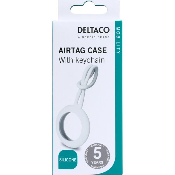 Deltaco DELTACO Apple AirTag case, silicone, h