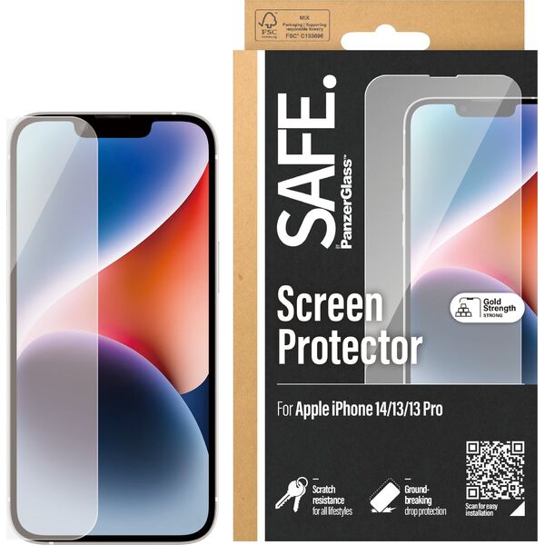 PanzerGlass SAFE. by PanzerGlass iPhone 13/13 Pro, 14 UWF