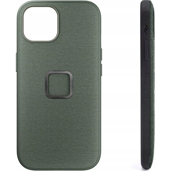 Peak Design Peak Design Mobile Etui Everyday Case Fabric iPhone 15 - Szarozielone