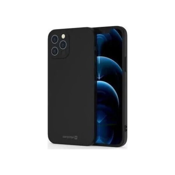 Swissten Soft Joy iPhone 12/12 Pro Cover - Black