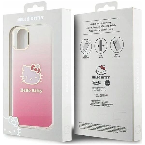 Sourcing Hello Kitty HKHCN61HDGKEP iPhone 11 / Xr 6.1" pink/pink hardcase IML Gradient Electrop Kitty Head