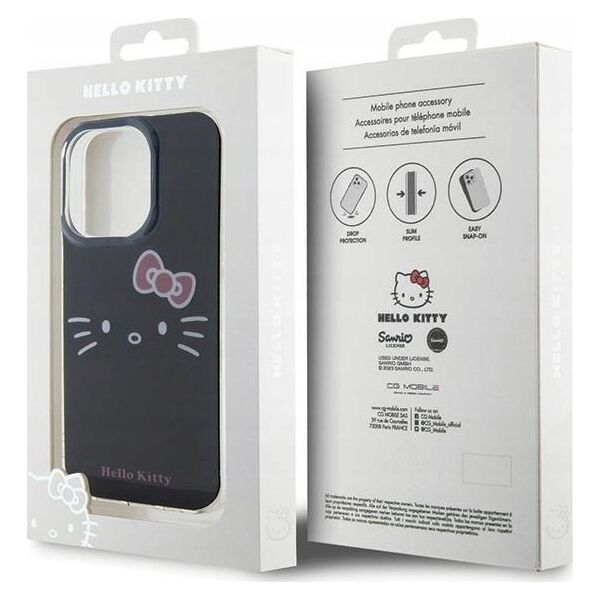 Sourcing Hello Kitty HKHCP15LHKHLK iPhone 15 Pro 6.1" black/black hardcase IML Kitty Face