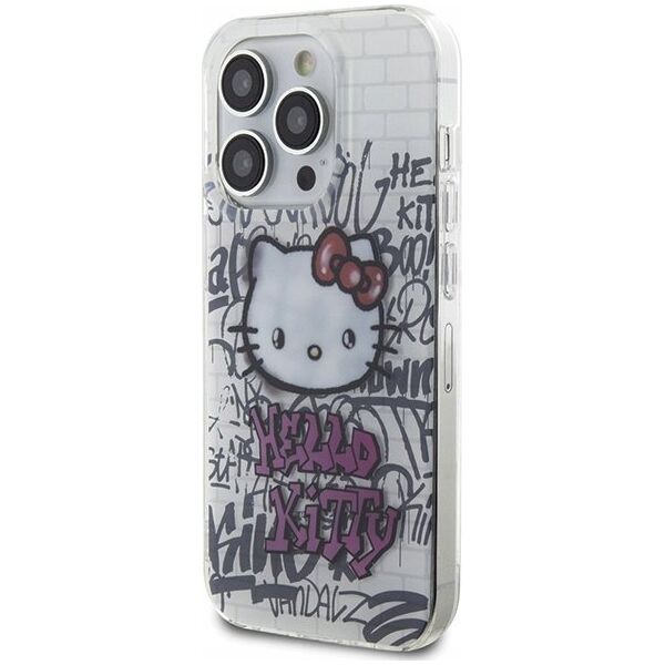 Sourcing Hello Kitty HKHCP13LHDGPHT iPhone 13 Pro / 13 6.1" white/white hardcase IML Kitty On Bricks Graffiti