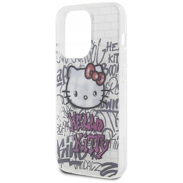 Sourcing Hello Kitty HKHCP14LHDGPHT iPhone 14 Pro 6.1" white/white hardcase IML Kitty On Bricks Graffiti