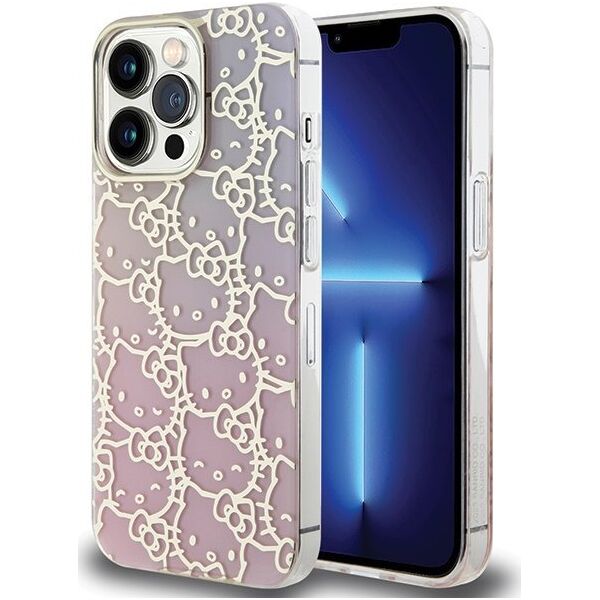 Sourcing Hello Kitty HKHCP14LHCHPEP iPhone 14 Pro 6.1" pink/pink hardcase IML Gradient Electrop Crowded Kitty Head