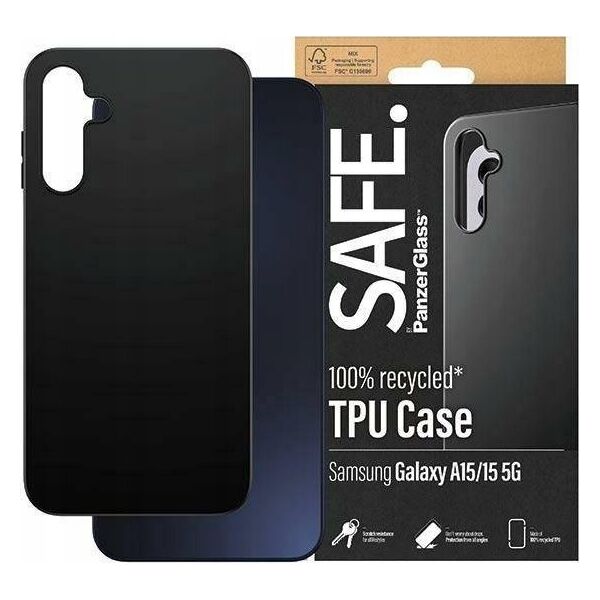 PanzerGlass SAFE. by PanzerGlass Case Samsung A15, A15 5G, Black