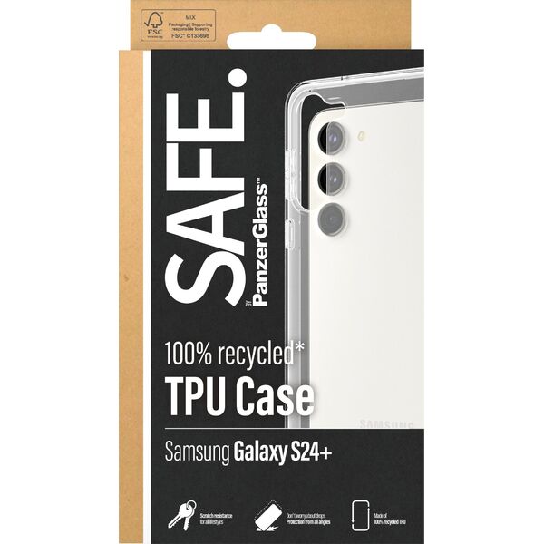 PanzerGlass SAFE. by PanzerGlass Case Samsung Galaxy S24 Plus, clear