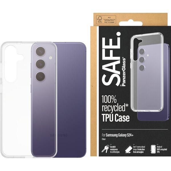 PanzerGlass SAFE. by PanzerGlass Case Samsung Galaxy S24 Plus, clear