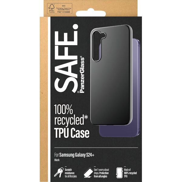 PanzerGlass SAFE. by PanzerGlass Case Samsung Galaxy S24 Plus, Black