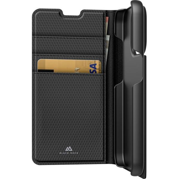 BLACK ROCK Black Rock The Classic, Wallet case, Apple, iPhone 15 Pro, 15.5 cm (6.12"), Black