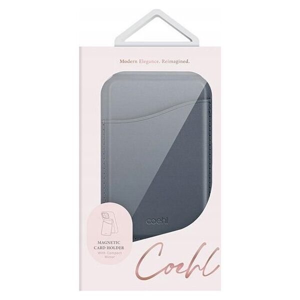 Uniq UNIQ Coehl Esme magnetic wallet with mirror and stand dark blue/sapphire blue